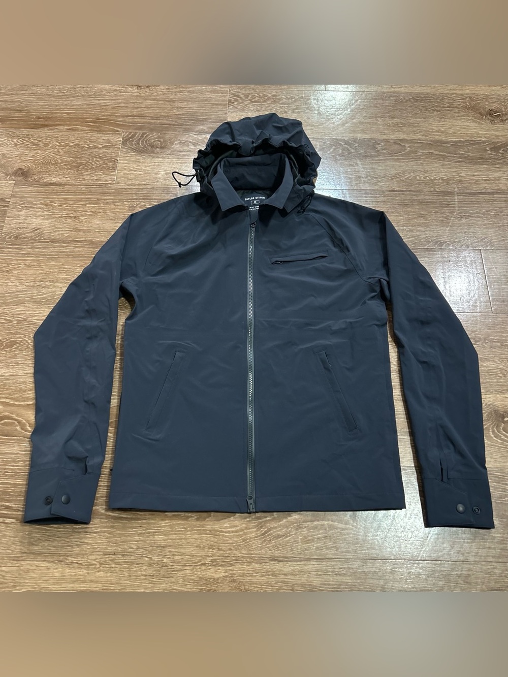 Taylor Stitch Waterproof Storm Jacket Size 38 Hoodie Performance Golf